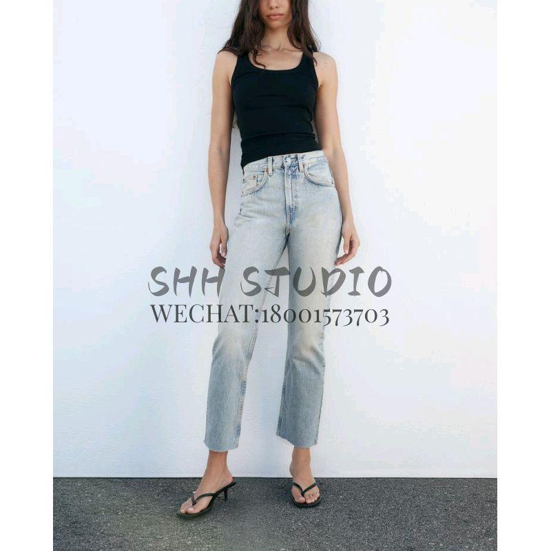 Spring New Women's Clothing Fashion Sexy Style round Neck Silm Wild Vest Sling Rib T-shirt 3253325