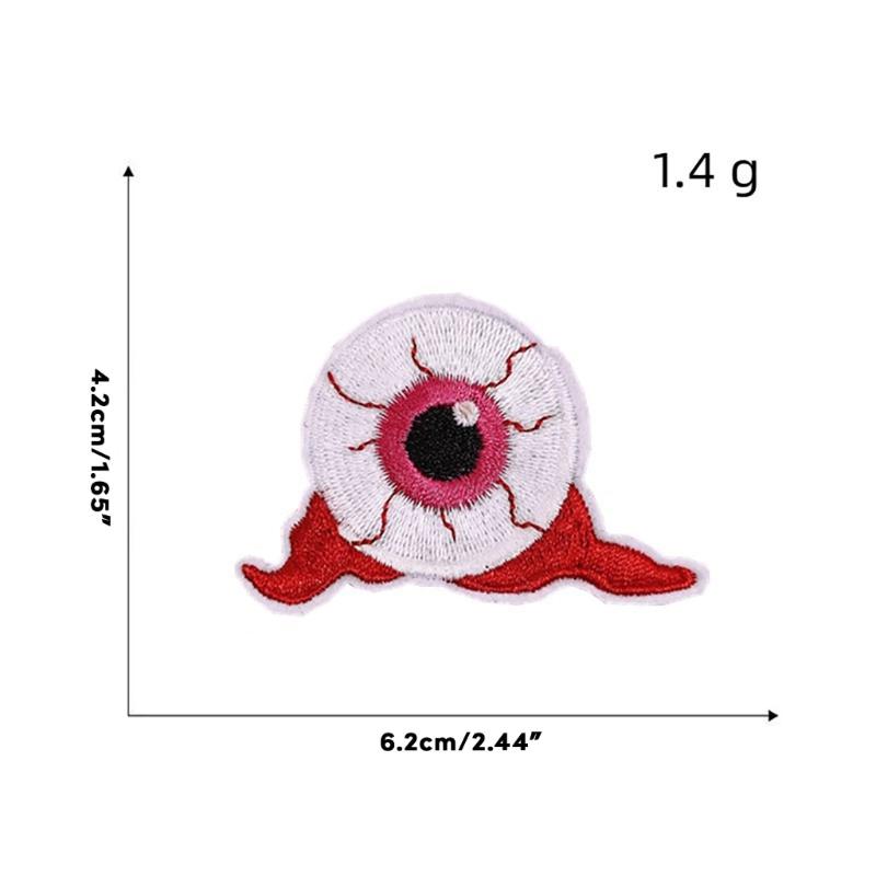 Festive Halloween Party Patch Decoration Embroidered Patches Stickers for DIY Costumes and Crafts Accessories