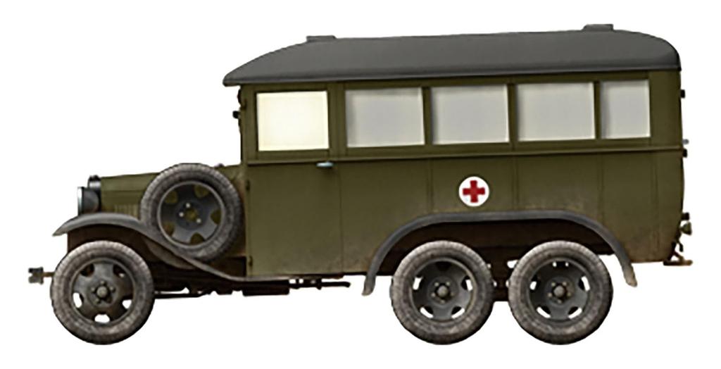 WWII Soviet Army Ambulance GAZ-05-194