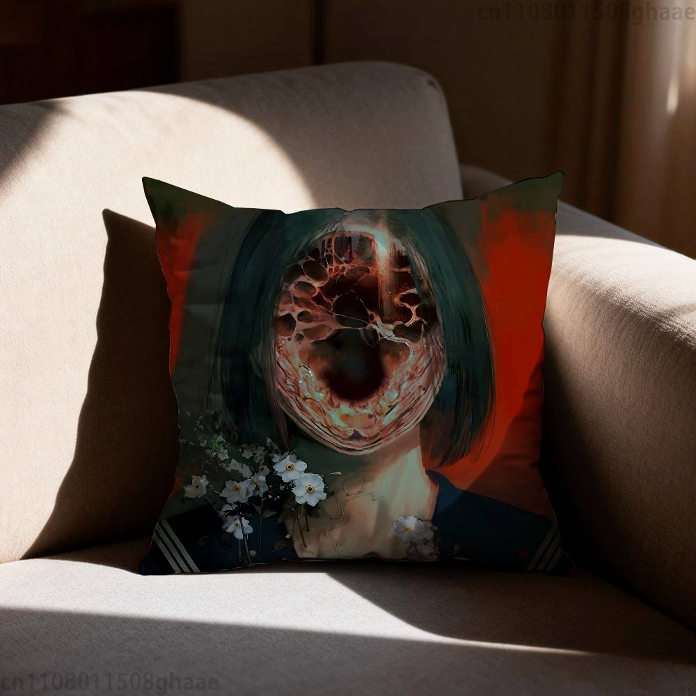 Game SSilent Hill Pillow Case Pillow Case Living Room Sofa Cushion Cover Suitable For Home Bedroom Room Decoration