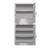 TIGER Steel Anti-Theft Double Door Office File Cabinet with Fingerprint Lock