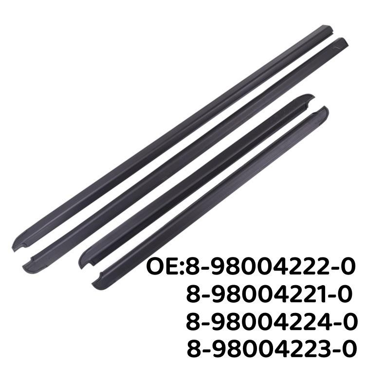 Fits 02-11 Isuzu D-max Windshield Trim Seal Weatherstrip 8-98004224-0 8-98004222-08-98004221-0