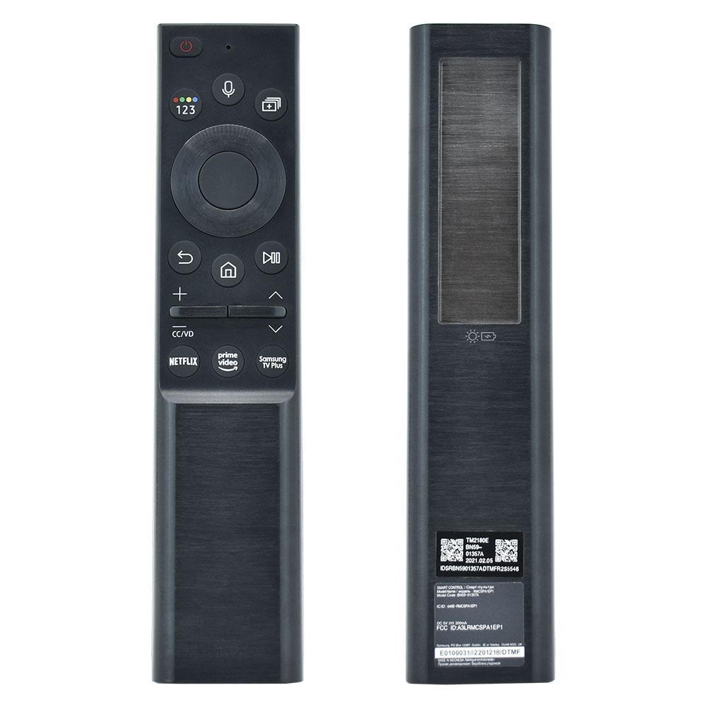 NEW  BN59-01357A Voice Remote Control for St 2021 Models QLED 4K or 8K Smart TV QN55QN85 Rechargeable Solar Cell