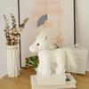 Fluffy Fine Horse Plush Toy PP Cotton Long Hair Horse Stuffed Doll  New Year