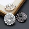 1pcs Handmade Decorative Rhinestone Metal Buttons for Sewing On Fur Coats Garment Accessories