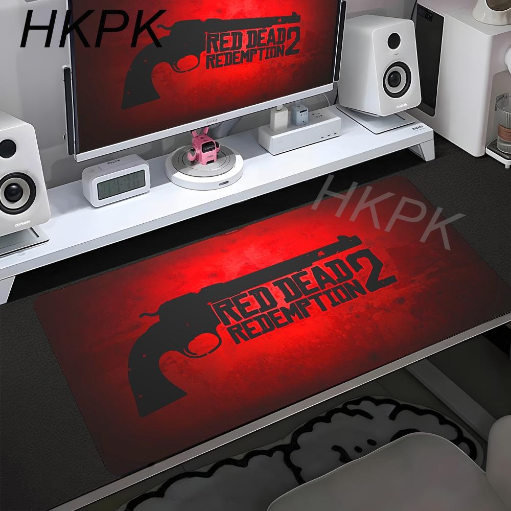 Red Dead Redemption 2 Game Mouse Pad Non-slip Thickened Mousepad Large Writing Lockedge Gaming Cushion Office Student Desk Mat