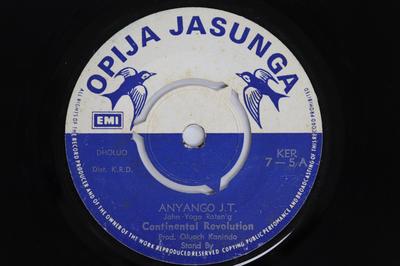 7inch Record CONTINENTAL REVOLUTION - Anyango J.t. / George Mc Omuko KER75 OPIJA JASUNGA Kenya World Music Used