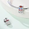 925 Silver Charms DIY Bracelet Beads Travel Camera Mailbox Heart Flower Graduation Gift for Women Fine Jewelry