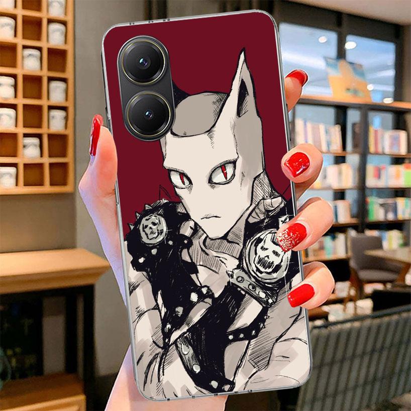 JoJo Kira Yoshikage Killer Queen Phone Case For Xiaomi Poco F7 Ultra X7 X6 X5 Pro M7 Redmi 15C 15 13C 13 12C 12 10C 10 9A 9C 9T
