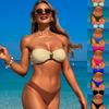 European and American Swimsuit Bikini Three-piece Beach Pants Split Swimsuit Women