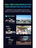 2K Dual-Lens HD Dash Cam with Interior Recording, Night Vision, and WiFi