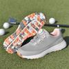 Cross-border New Golf Shoes, Light and Breathable, Men's and Women's Adult Outdoor Sports, Rotating Button Sneakers
