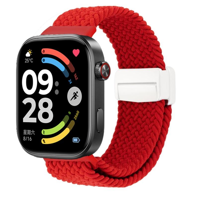 Magnetic Band For Redmi Watch 6 5 4 Strap Sport nylon Adjustable Replacement Braided bracelet correa Xiaomi Mi Band 8 Pro/9 Pro