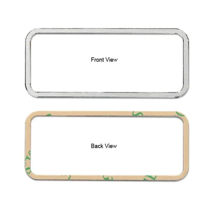 Brushed Alluminum ES Button Cover Trim Frame For Mercedes Benz E Class W212 E200L E260L E300L 2014 2015 Chrome Car Accessories