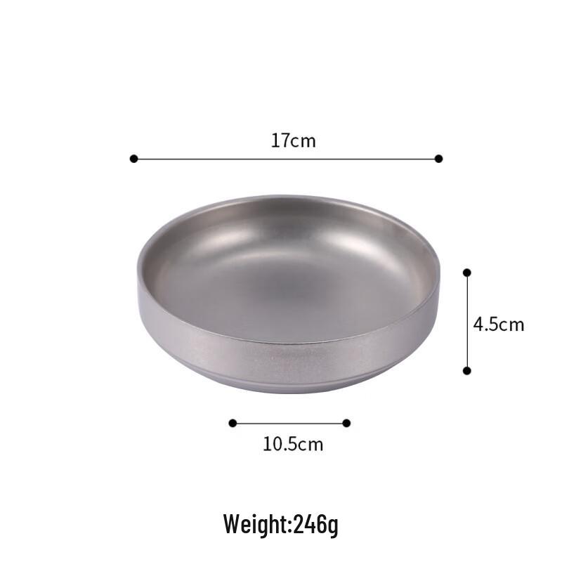 ZISIZ Vintage Double-Layer Sauce Dishes (Set of 2)