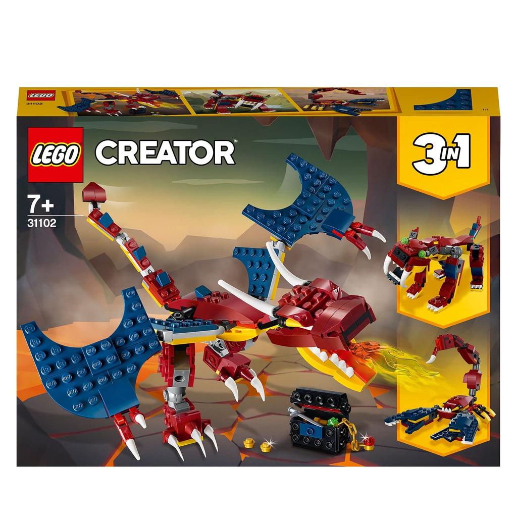 LEGO Creator Fire Dragon 31102 Věk 7 a více