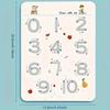 36-Page Reusable Workbook - 2 Pens + Eraser, Erasable Stickers for Kids' Drawing & Control, New Year & Christmas Gift