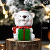 Christmas Series Craft Resin Animal Party Creative Mini Christma Tree Old Girl Kids Cute Gift Home Decoration Supplies Decor