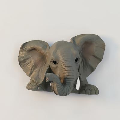Jižní Afrika Slon Zvíře Dekorace 3D Stereoskopické Turistické Suvenýry Pryskyřičná malba Dekorace domov Lednicové magnety