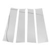 ABSOPRO Door Pillar Window Trim Pillar Post Door Outer Exterior Cover for Toyota Tundra Chrome Silver Tone Anti-Scratch Sticker, 2022-2023,