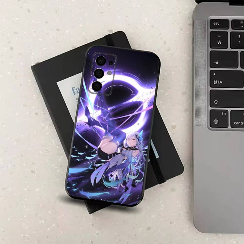 G-GENSHIN IMPACT S-Skirk Phone Case For Samsung Galaxy A73,31,32,72,41,J7,8,9,53,52,71,22,Note Soft Black Silicone Cover