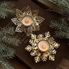 Flower Shape Candle Tray Iron Candleholder New Candle Holders