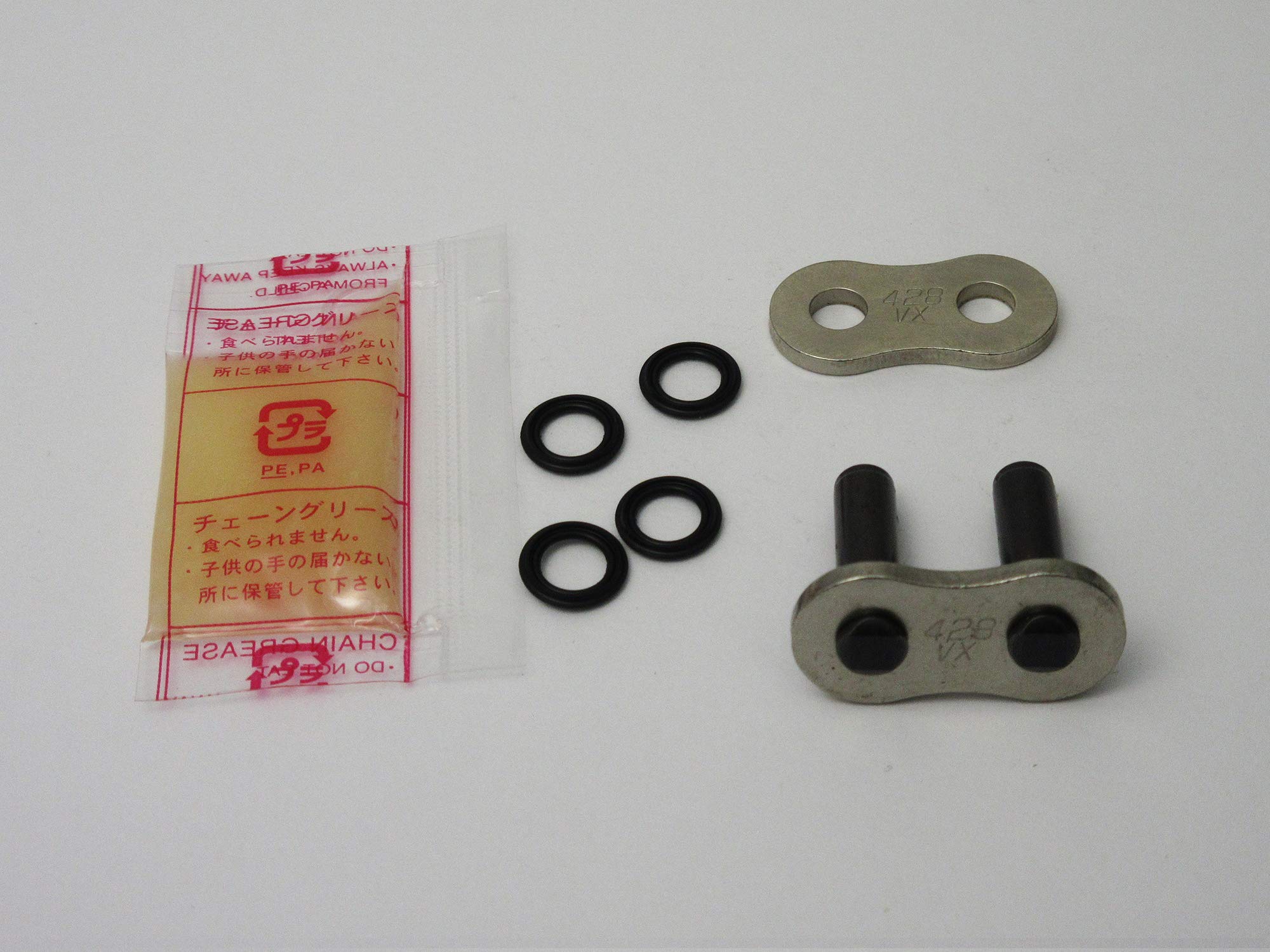 

D.I.D Мотоциклетний Сальниковий Ланцюг 428VX-ZJ S&S (Срібло) X-кільце для мотоциклів