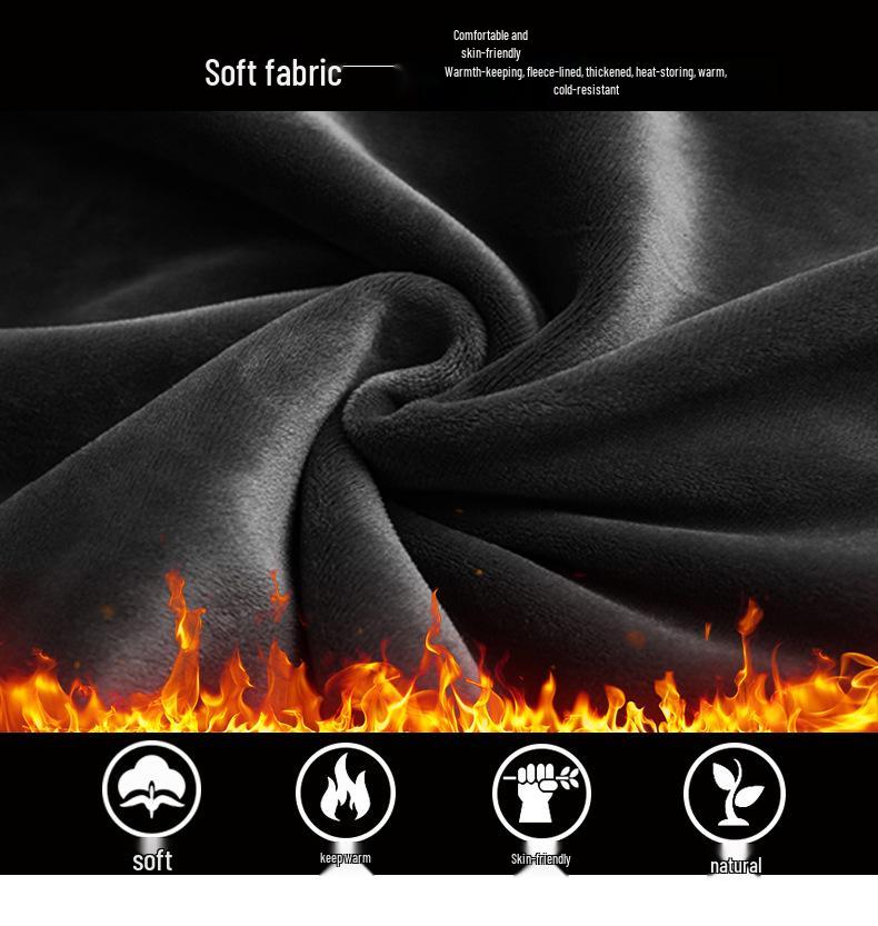 Herren Ethno-Stil Kapuzenpullover mit Fleecefutter - Herbst/Winter Pullover Trend