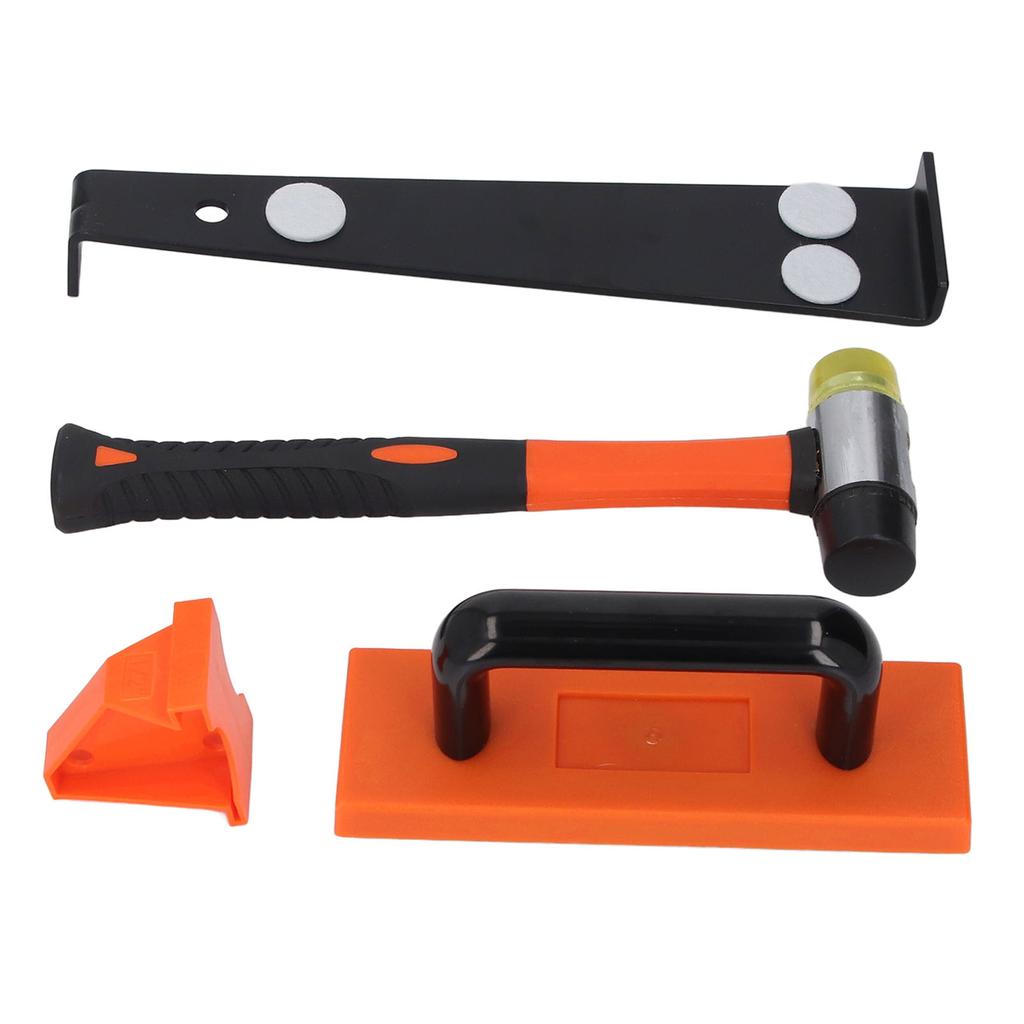23 Pcs Set Laminate Flooring Tools Double Faced Mallet CRV Steel Pull Bar Tapping Block and 14in