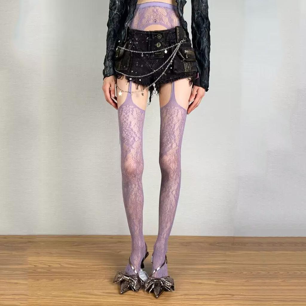 Slimming tights with retro patterns, versatile thin tights for hot girls