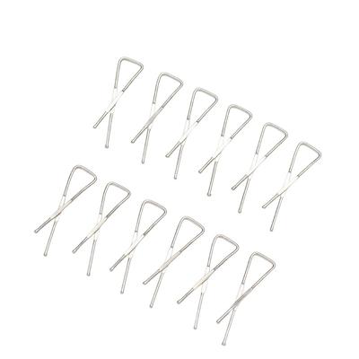 50 Stück ca. 33 mm lange Eisenklammern für Kleidungsstück Hemdkragen Verpackung DIY Nähzubehör