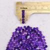 4x4mm Round Amethyst Cabochon Lot, Natural Amethyst Gemstone Cabochons for Jewelry Making, Small Crystal Cabochon Supplies