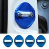 Car Door Locks Protective Cover Stainless Steel Door Lock Protective Cover Door Lock Case- Stickers Auto Interior Parts