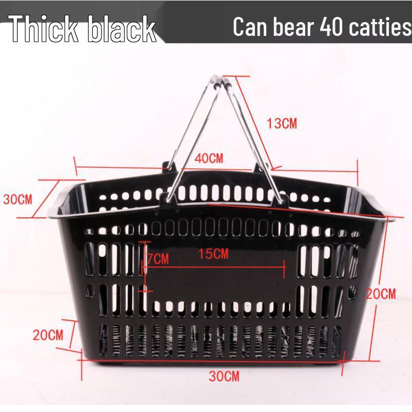 Sturdy Handheld Shopping Basket for Supermarkets and Convenience Stores