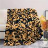 1Pc Cartoon Print Flannel Blanket, High Quality Comfortable for All Seasons, Home Decor, Warmth and Comfort, Perfect for Christmas Birthday Gift
