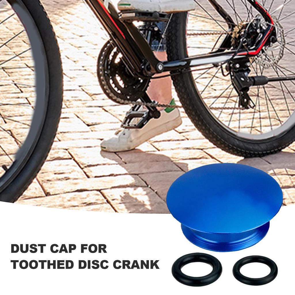 Cycling Crankset Cover Multipurpose Crank Dust Cover Portable Cycling Accessories Lightweight Crank Cover for Mountain & Road