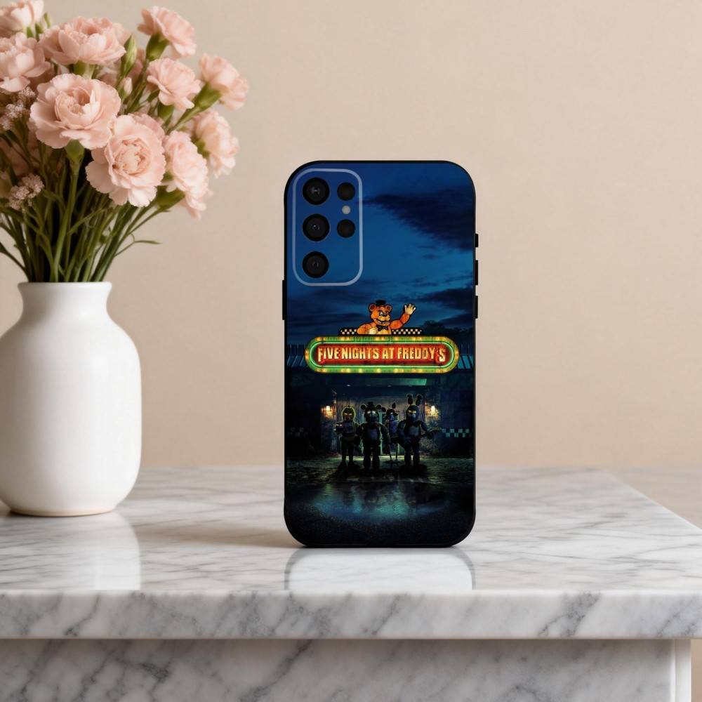 

Чехол для телефона F-Fnaf F-Five N-Nights A-At F-Freddys для Samsung S25,24,23,22,30,21,10,9,Ultra,Plus,Lite,FE,4,5 G Мягкий Черный Чехол Samsung S21 s305G