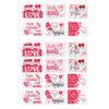 6/12Pcs Valentines Day Couple Scratch Card with Stickers DIY Romantic Love Heart Greeting Card Wedding Engagement Anniversary Party Supplies