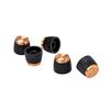 5 Pieces Guitar AMP Amplifier Knobs with Gold Replacement Parts