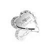 GUESS Women's Silver Steel Ring