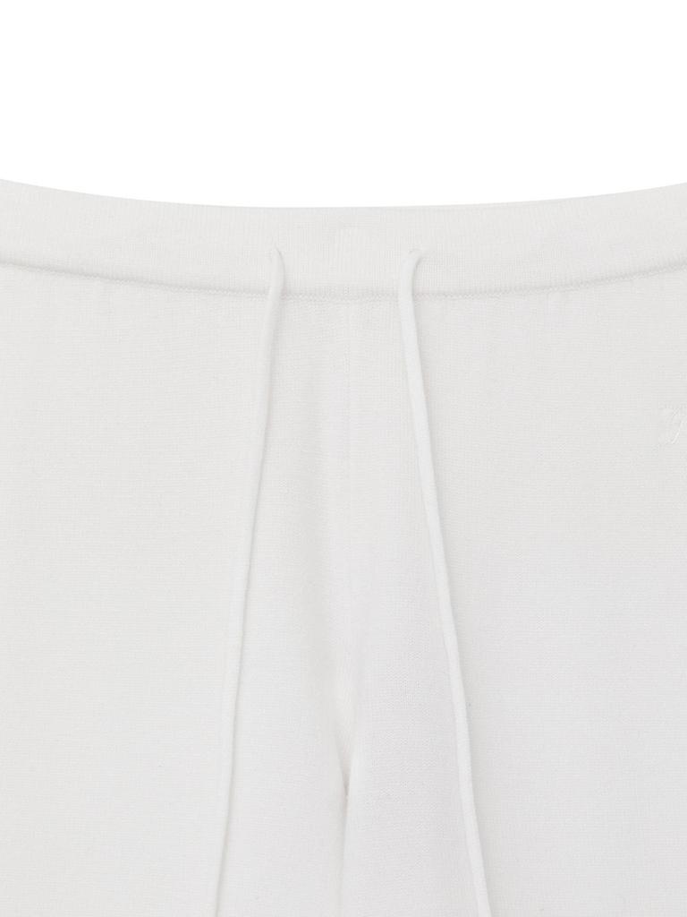 GLOWNY G Hug Knit Pants (White)