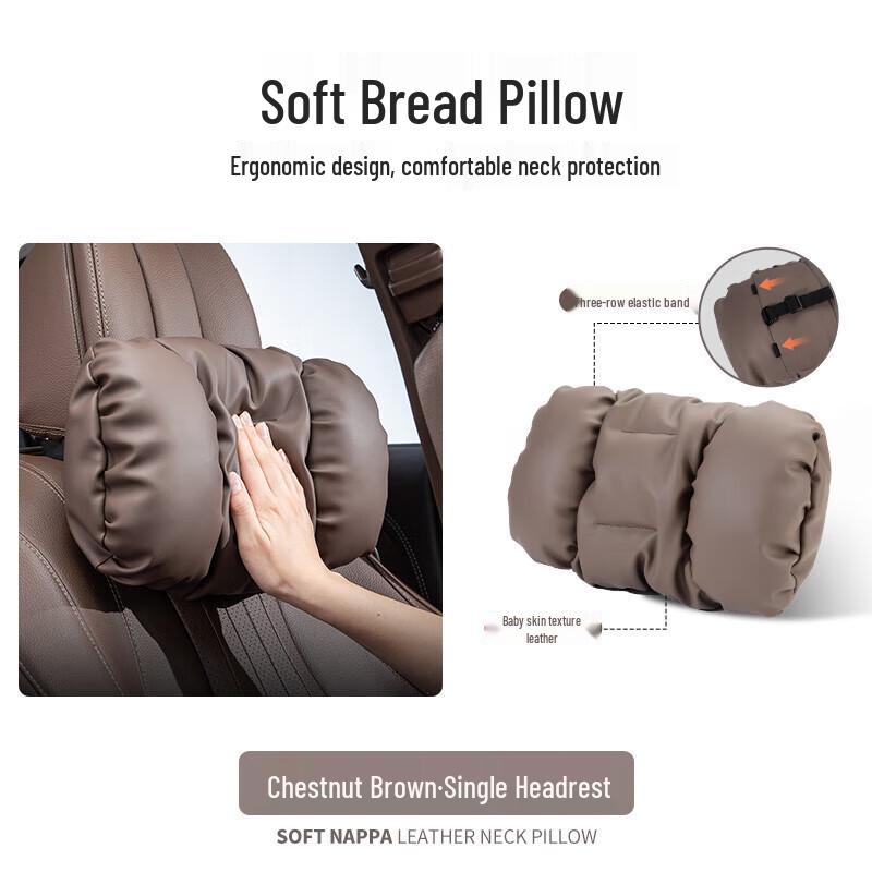 Luxury Car Neck Pillow for Maybach, Mercedes, BMW, Li Xiang & AITO: Headrest Cushion for Comfortable Driving No Specification