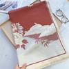 Landscape Flower Language Winter Office Imitation Cashmere Warm Scarf Send Mom Retro Flower Air Conditioning Shawl