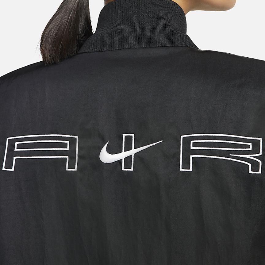 Nike Air Therma-FIT Synthetic-Fill Mid-Length Loose Warm Jacket Women Outerwear Black DD4641-010