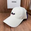 Daily cap washed old English embroidery baseball cap street travel retro style men and women tide