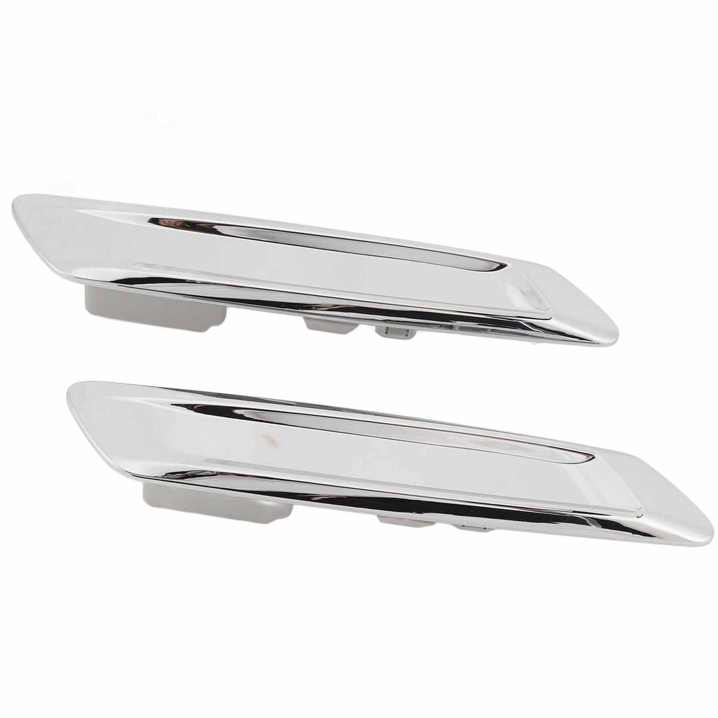 1 Pair Side Mudguard Trim Finisher 51137336645 Left Right Chrome Front Mudguard Panel Marker Finisher for 5 Series F10