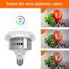 85W LED Light Bulb E27 3000K-6500K Photography Studio Home Remote Control Energy-Saving Photography Light Bulb for Home