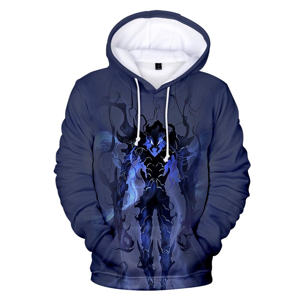 Felpa Con Cappuccio A Tema Anime Solo Leveling, Per Ragazzi