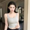 Summer new sweet and spicy wind hollow lace splicing sling vest women's beautiful back design slim and thin versatile top