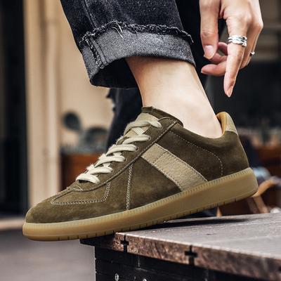 Mode Stilvoller Designer Herren Tenis Masculino Vielseitige Freizeitspaziergang Herrenschuhe Wildleder Lederschuh Rutschfest Bequeme Herren-Sneaker